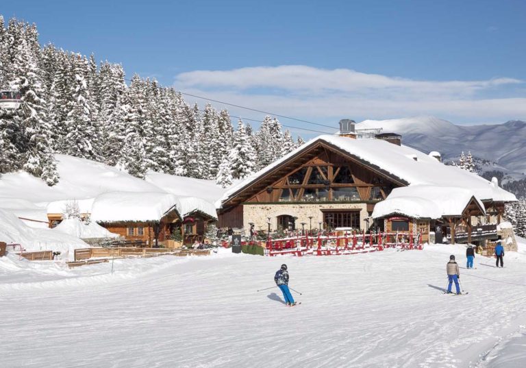 Luxury restaurant for wedding on the slot in Courchevel 1850