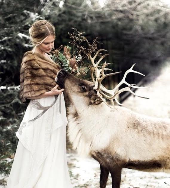 Mariée en hiver